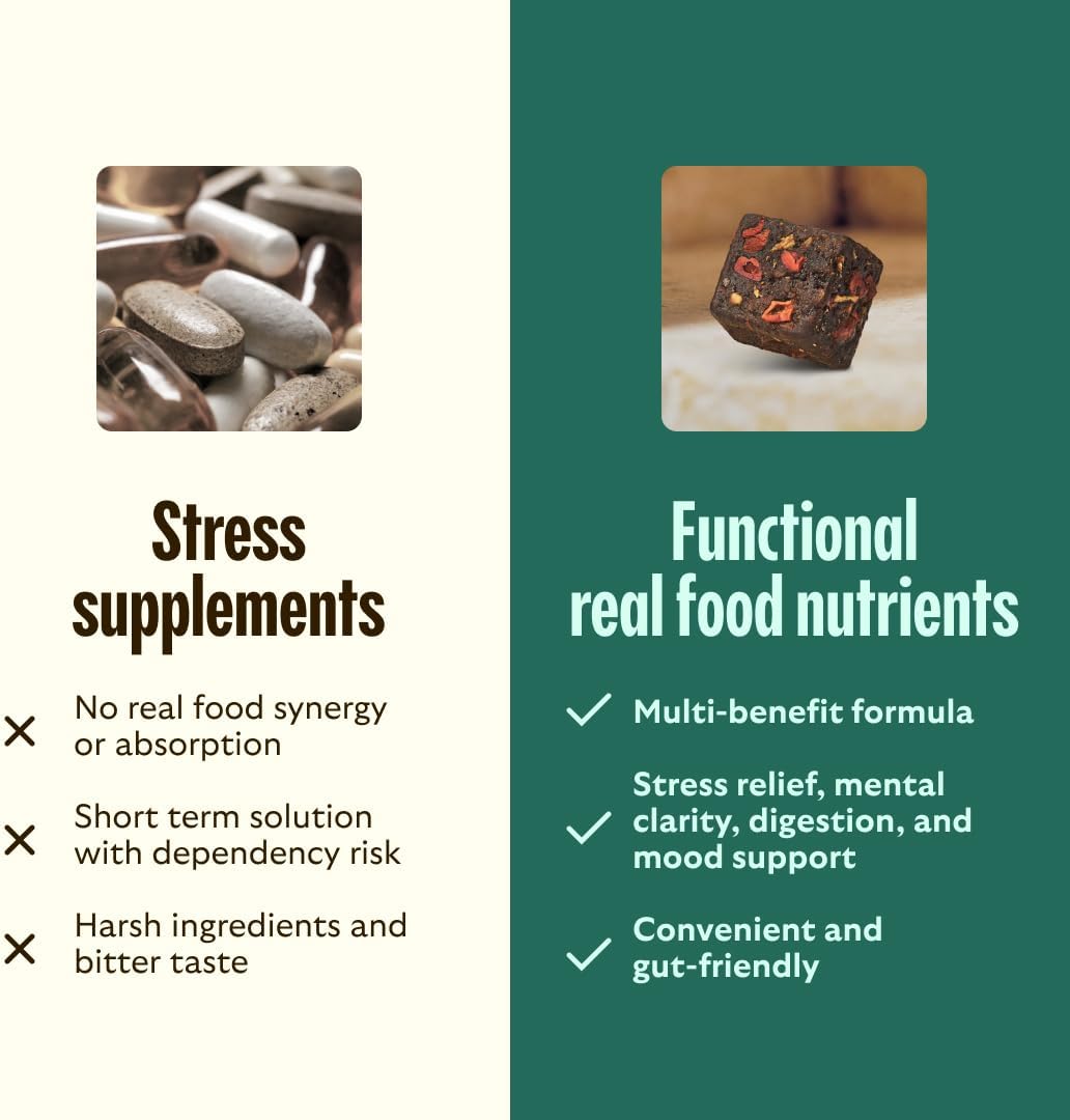 GEM Calm Bite - Banana Cinnamon | Magnesium L-Threonate, Golden Chlorella, Lemon Balm | Supports Calm Mind & Clarity | 7 Count - görsel 5