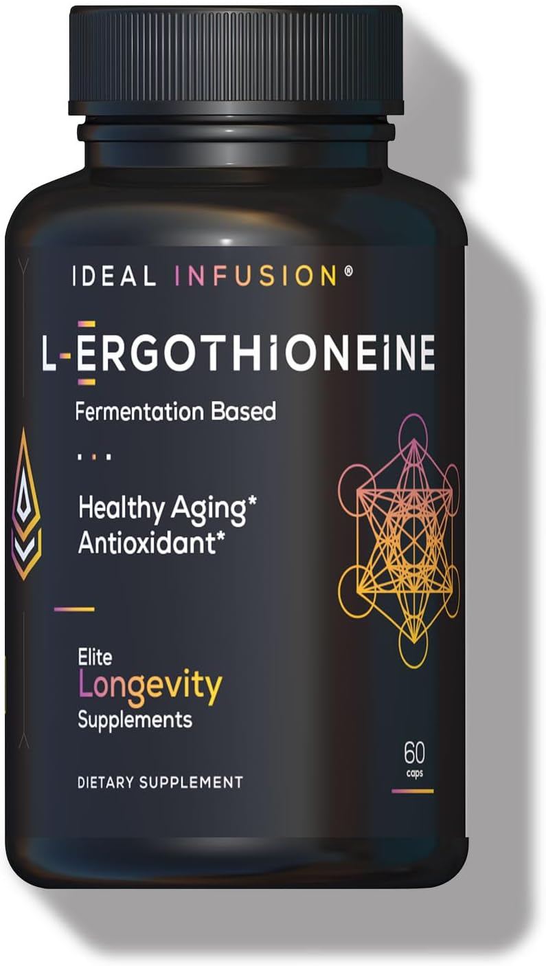 Fermentation Derived L-Ergothioneine 30mg – – Antioxidant Support: Helps combat oxidative stress throughout the – Image 1