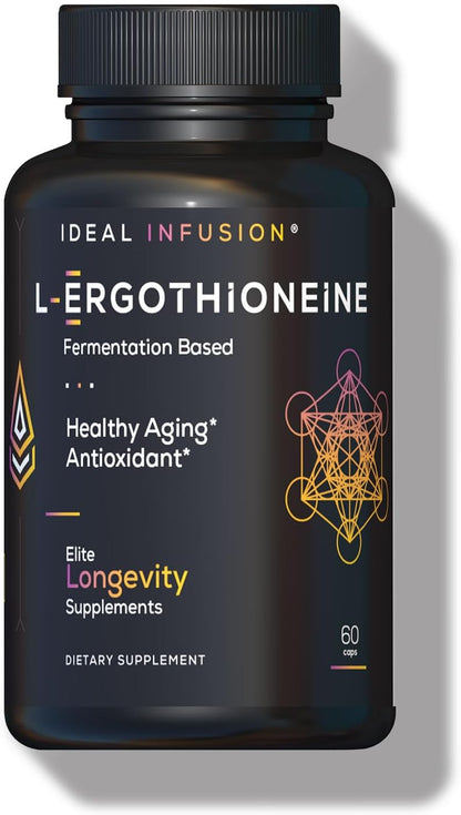 Fermentation Derived L-Ergothioneine 30mg – – Antioxidant Support: Helps combat oxidative stress throughout the – Image 1
