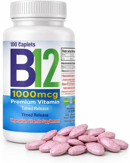 Nutrisalud Products Vitamin B12 1000mcg, 200 Tablets (2-Pack)