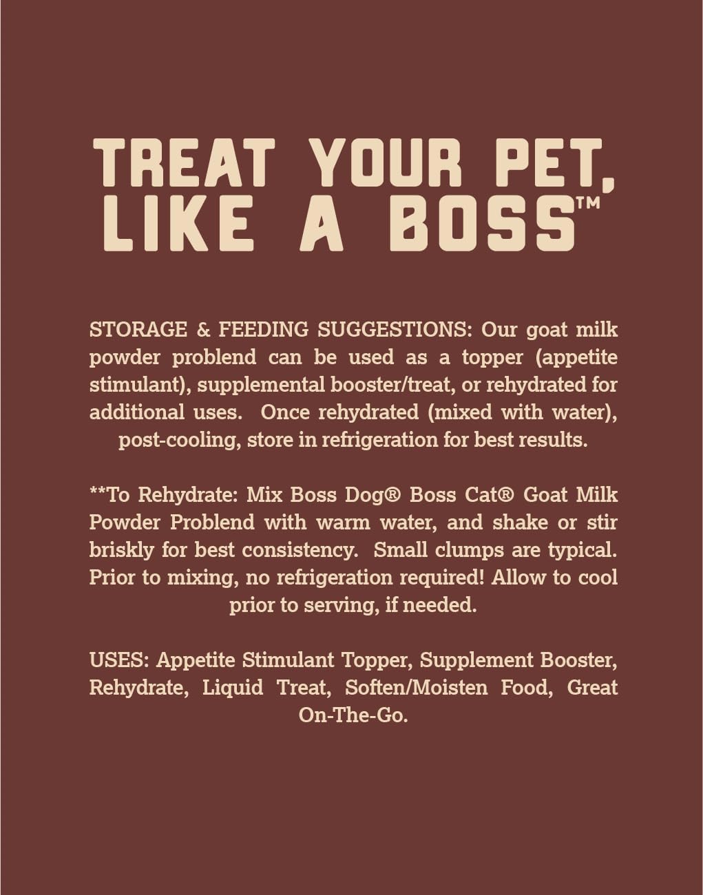 Boss Dog Goat Milk Powder Problend, 2 x 340 – Skin and Coat Condition: The addition of organic cinnamon, ginger, – Image 3