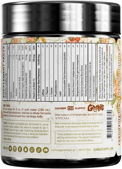 Gamer Supps GG Energy – Grandma's Ashes by Goons (100 Servings) – Keto-Friendly Gaming Energy and Nootropic Blend – Image 4