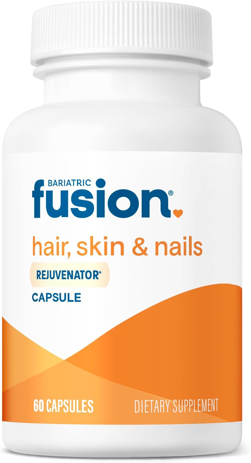 Bariatric Fusion ONE Per Day Hair, Skin and Nails Vitamins REJUVENATOR – Vegan Hair Growth Vitamins with Biotin, Vitamin B12, and B1 – Easy to Swallow – 120 Capsules - görsel 9