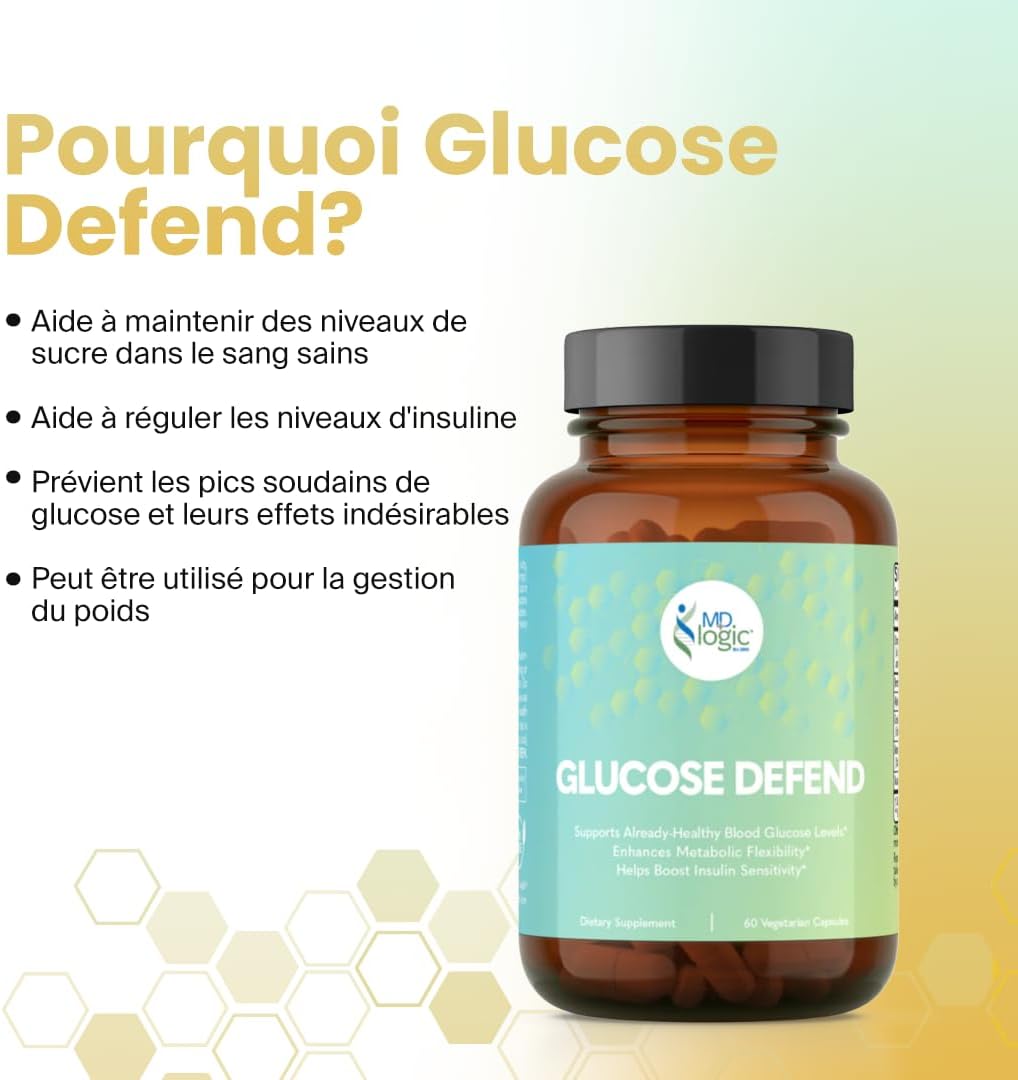 Glucose Defend Featuring Berberine, Alpha-Lipoic Acid, CinSulin® Cinnamon, Crominex 3+®, Momordica Charantia Extract, Vanadium – 60 Vegan Capsules - görsel 2