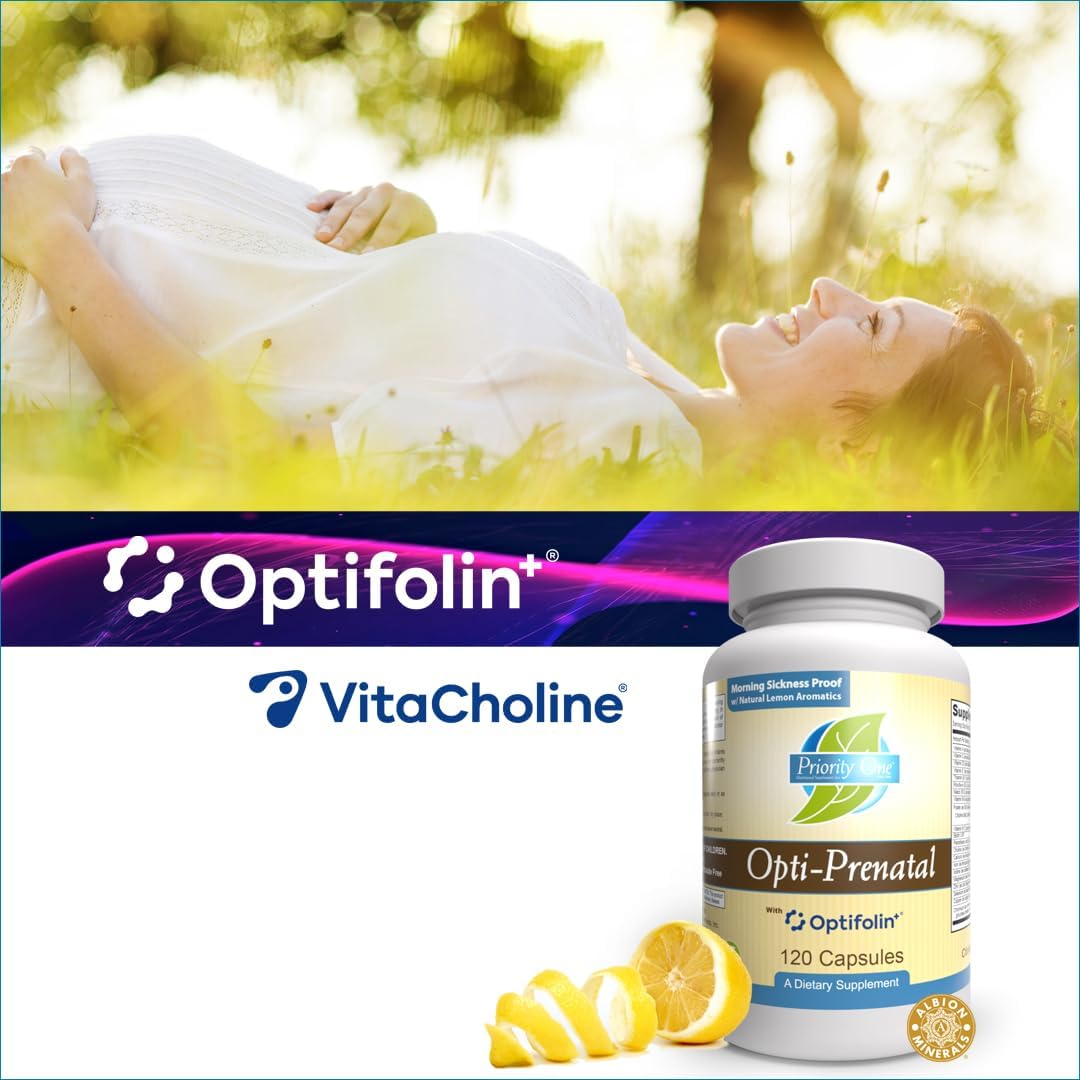 Priority One Vitamins Opti-Prenatal (120 Capsules) – Support for the Nutritional Needs of Mother and Bub - görsel 6