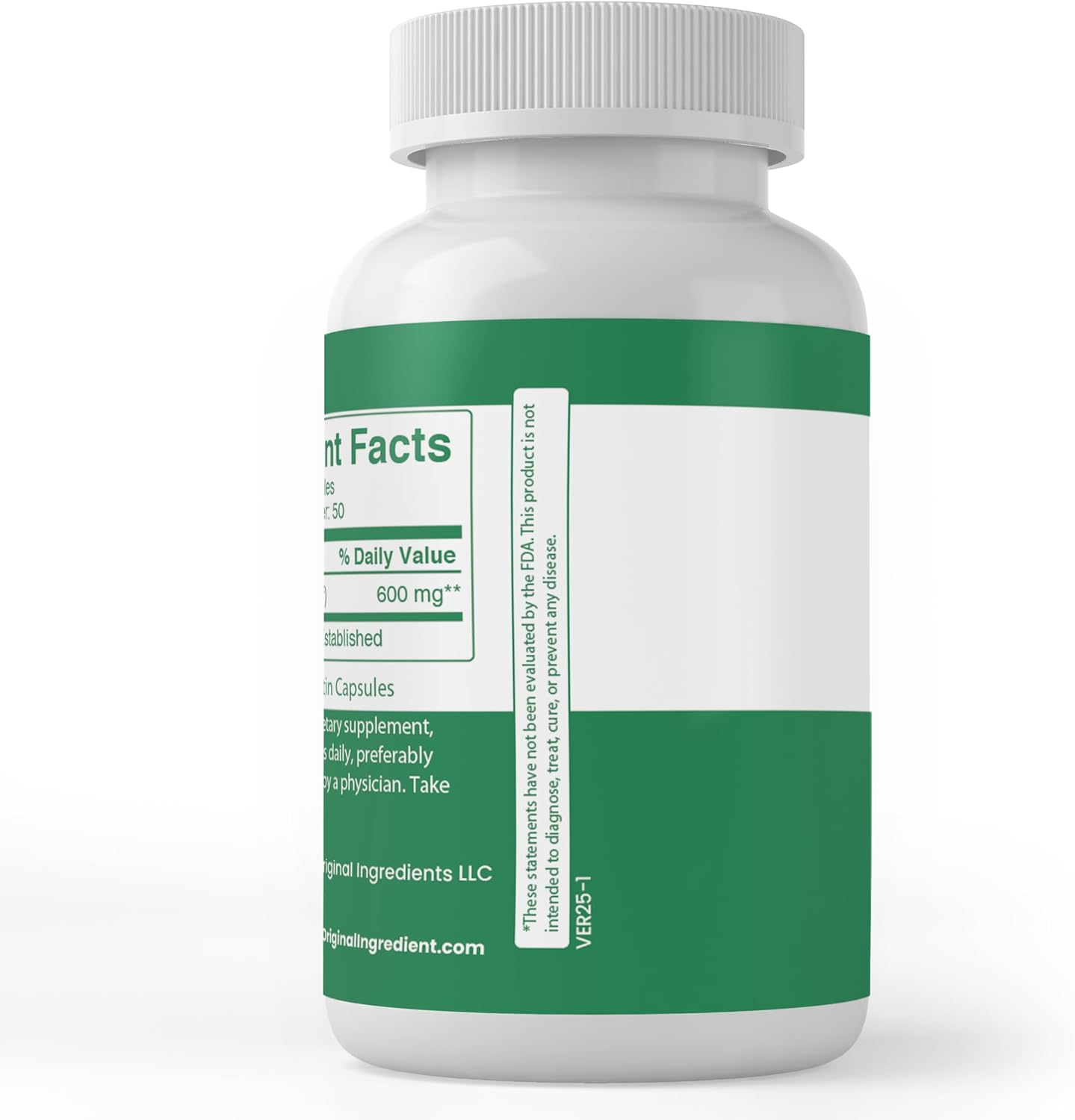 Pure Original Ingredients Barley Grass, 100 Capsules, Lab Verified - görsel 3