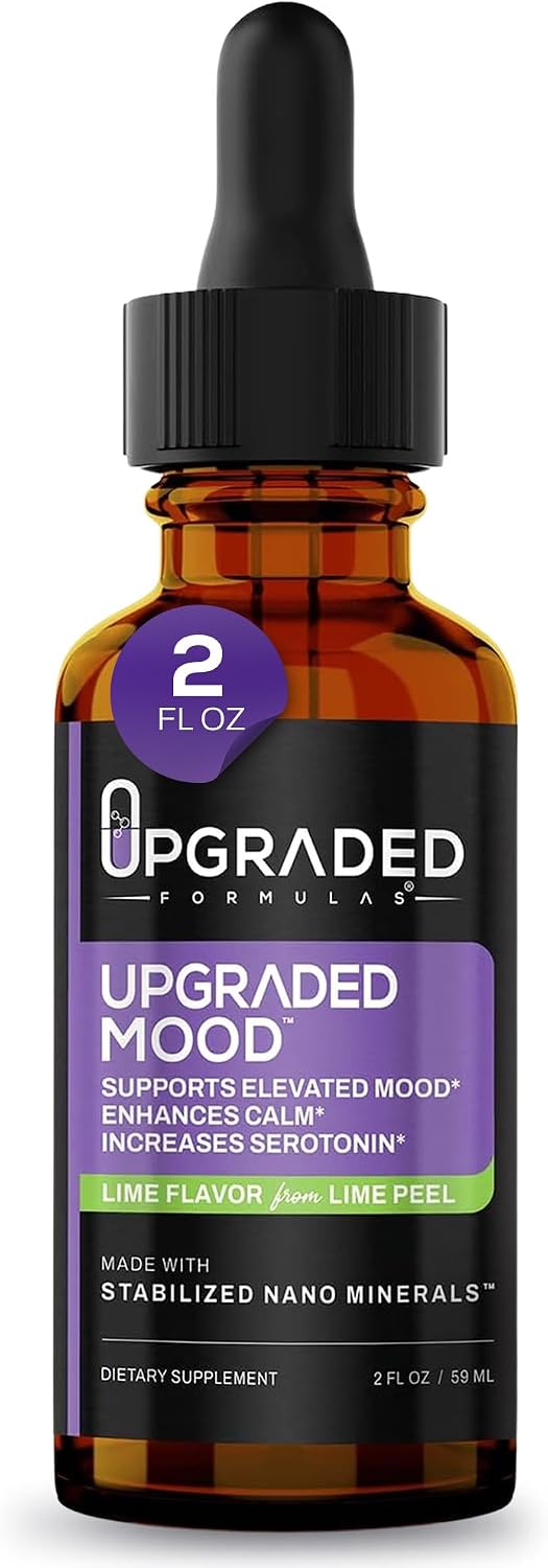 Upgraded Formulas Mood Supplement - Calm and Uplifted, 60 mL - görsel 1