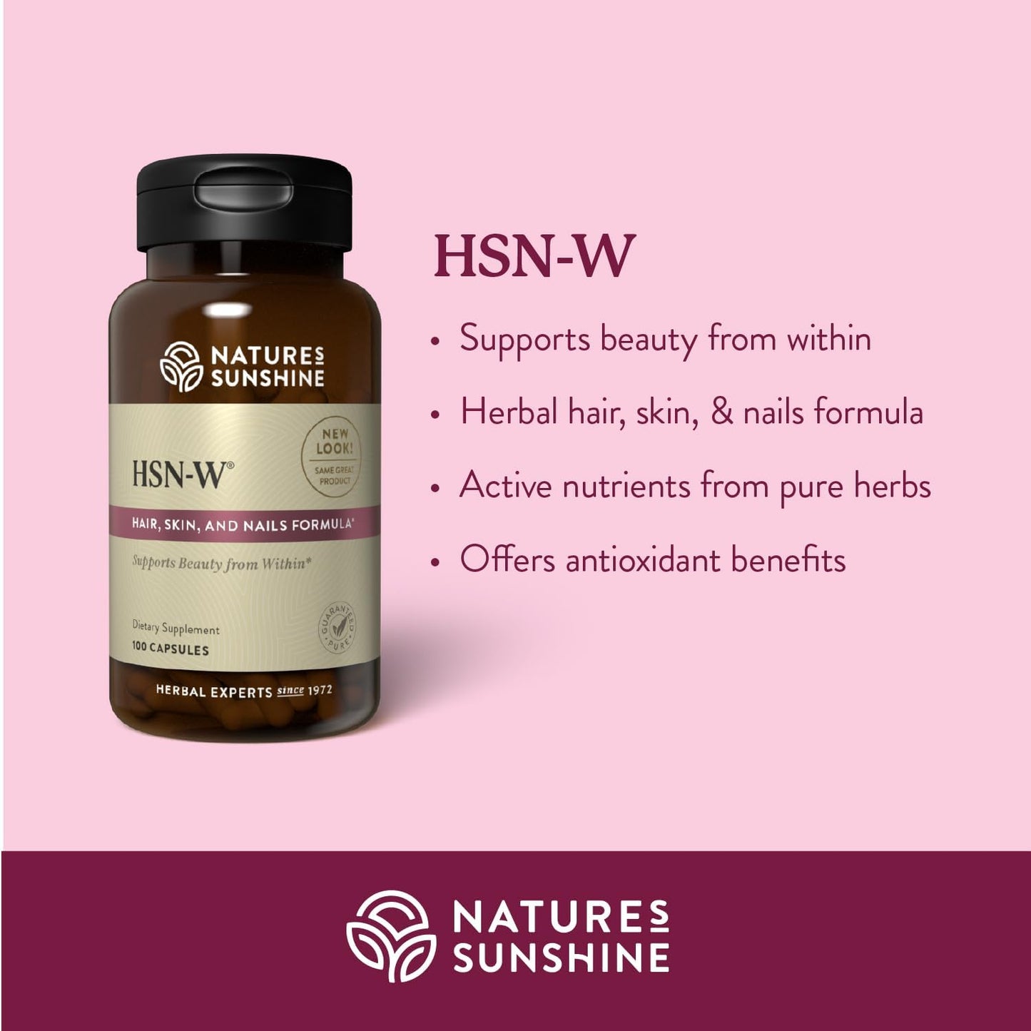 Nature's Sunshine HSN-W, 100 Capsules - görsel 2