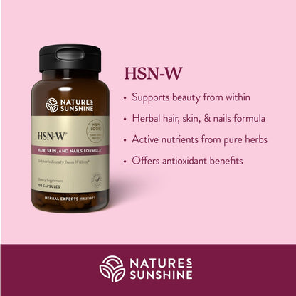 Nature's Sunshine HSN-W, 100 Capsules