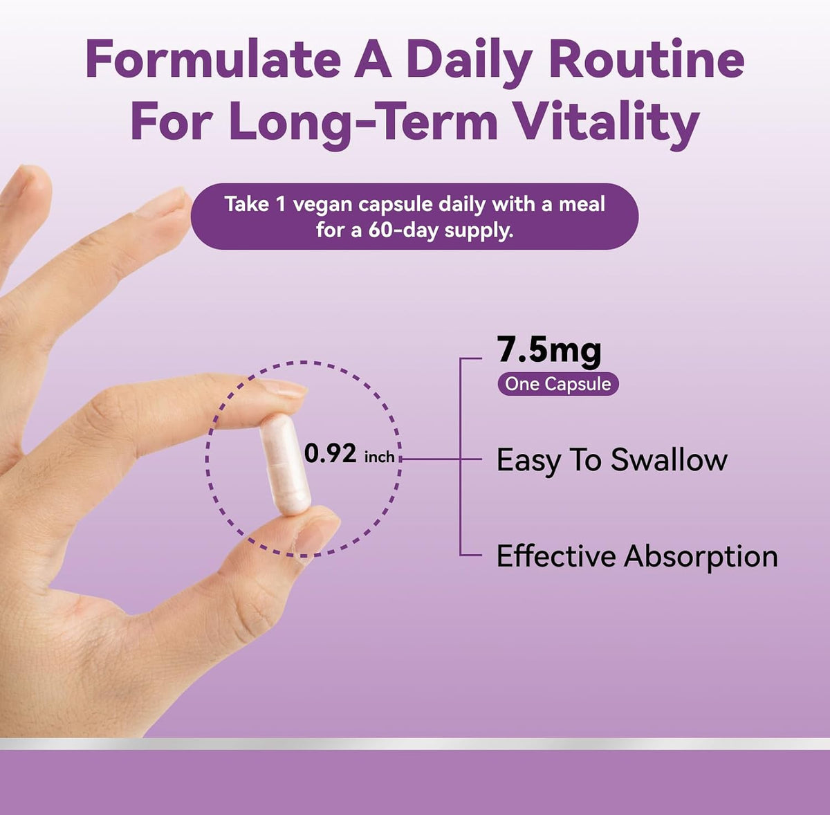 Inner Brightness L-Ergothioneine Supplements – Antioxidant Support: Vitamins A and C contribute to immune function – Image 5