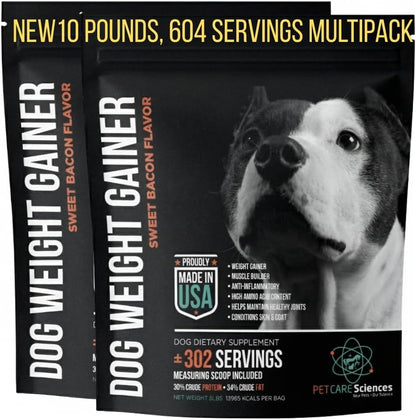 PET CARE Sciences Dog Weight Gainer with Skin & Coat Support - Weight Gain Supplements for Dogs - Canine and Dog Muscle – Image 10