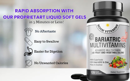 Bariatric Multivitamin with Iron for Women's – Biotin : A hefty 1,667% DV to promote healthy hair, skin, and nails. – Image 3