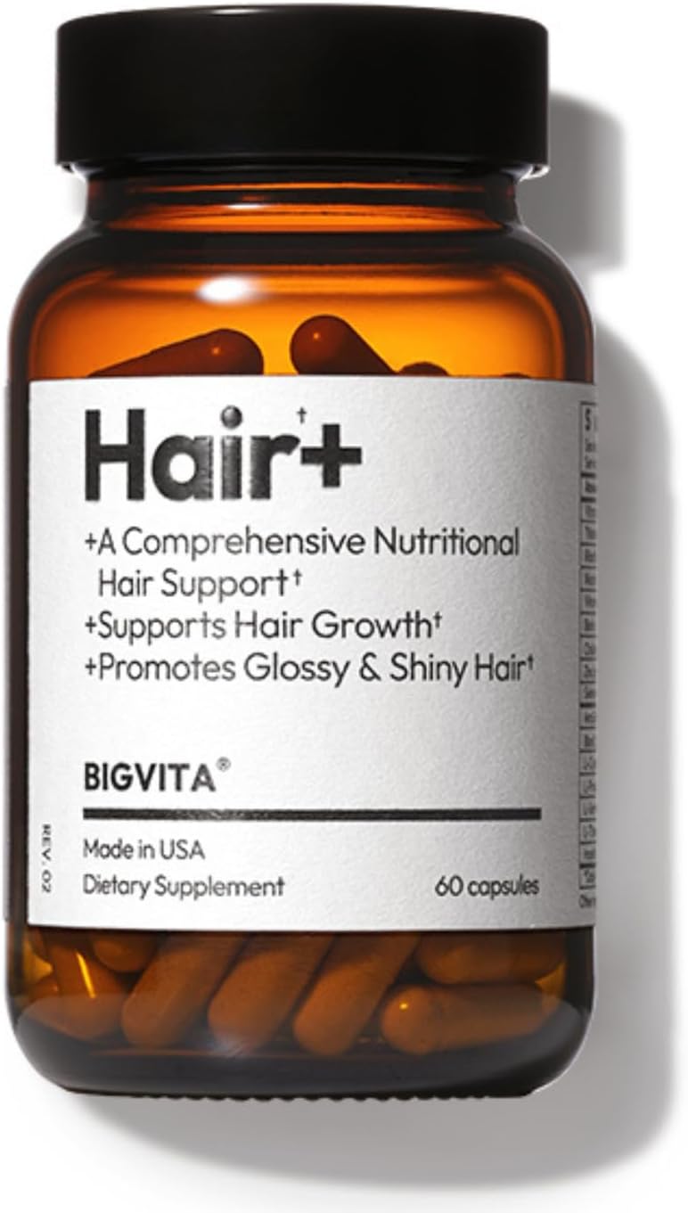 BIGVITA Hair Growth Supplement with AnaGain Nu, Biotin, and Black Sesame Extract - görsel 1