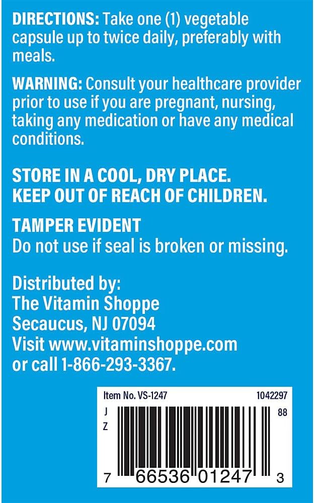 The Vitamin Shoppe Vitamin C 1000 mg - Immune Health & Antioxidant Support (300 Capsules) - görsel 3