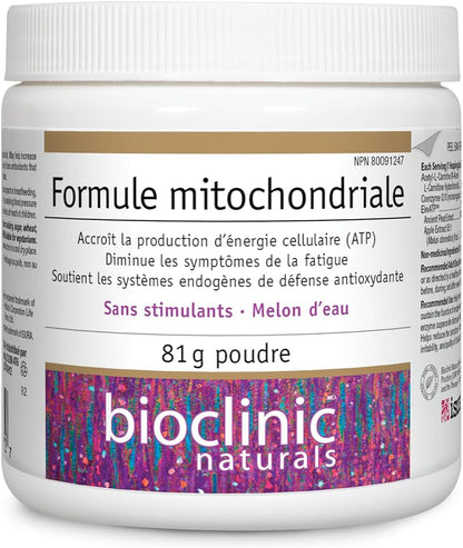 Bioclinic Naturals Mitochondrial Formula - 81g Powder - Energy Support Supplement