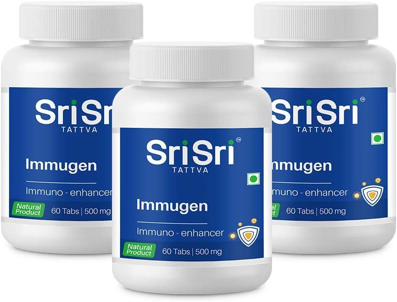 Sri Sri Tattva Immugen Tablet, 500mg (Pack of 3) - görsel 1