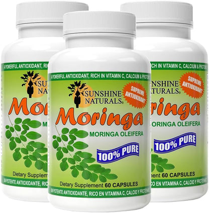Sunshine Naturals Moringa Nutritional – Digestive Health: The fibre and natural compounds may promote regular – Image 9