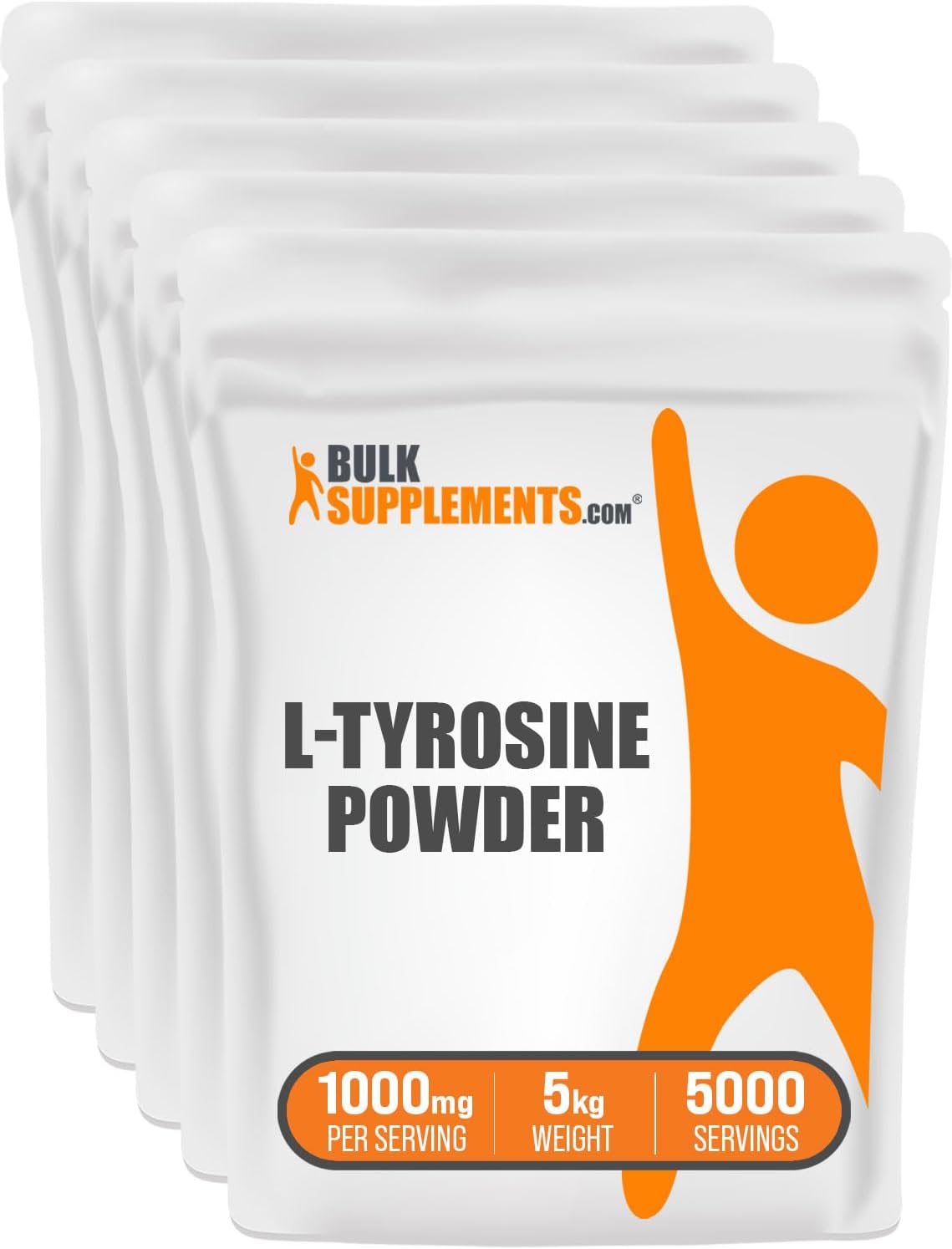BulkSupplements.com L-Tyrosine Powder - 500mg per Serve, 100g (3.5 oz) - görsel 8