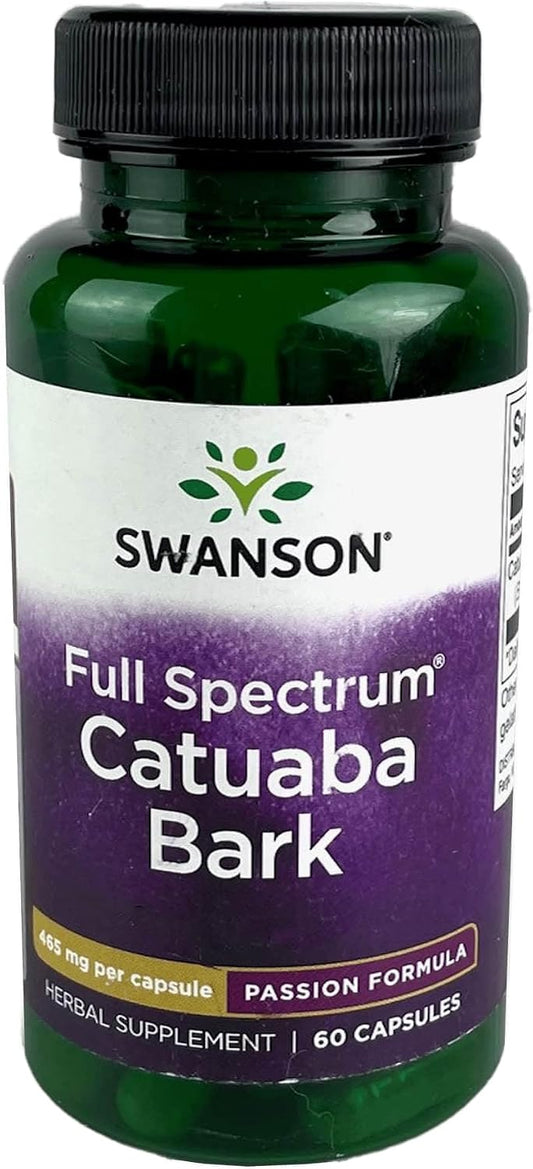 Swanson Catuaba Bark - Herbal Supplement for – Supports Energy Levels: Catuaba bark is thought to enhance the – Image 1