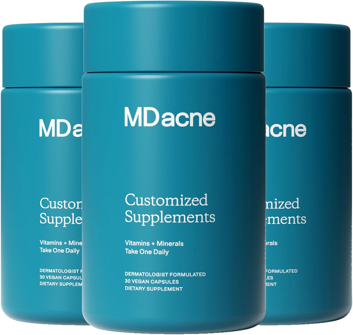 MDacne Vitamins and Minerals Skin Clearing – Adults struggling with persistent breakouts despite a good skincare – Image 1
