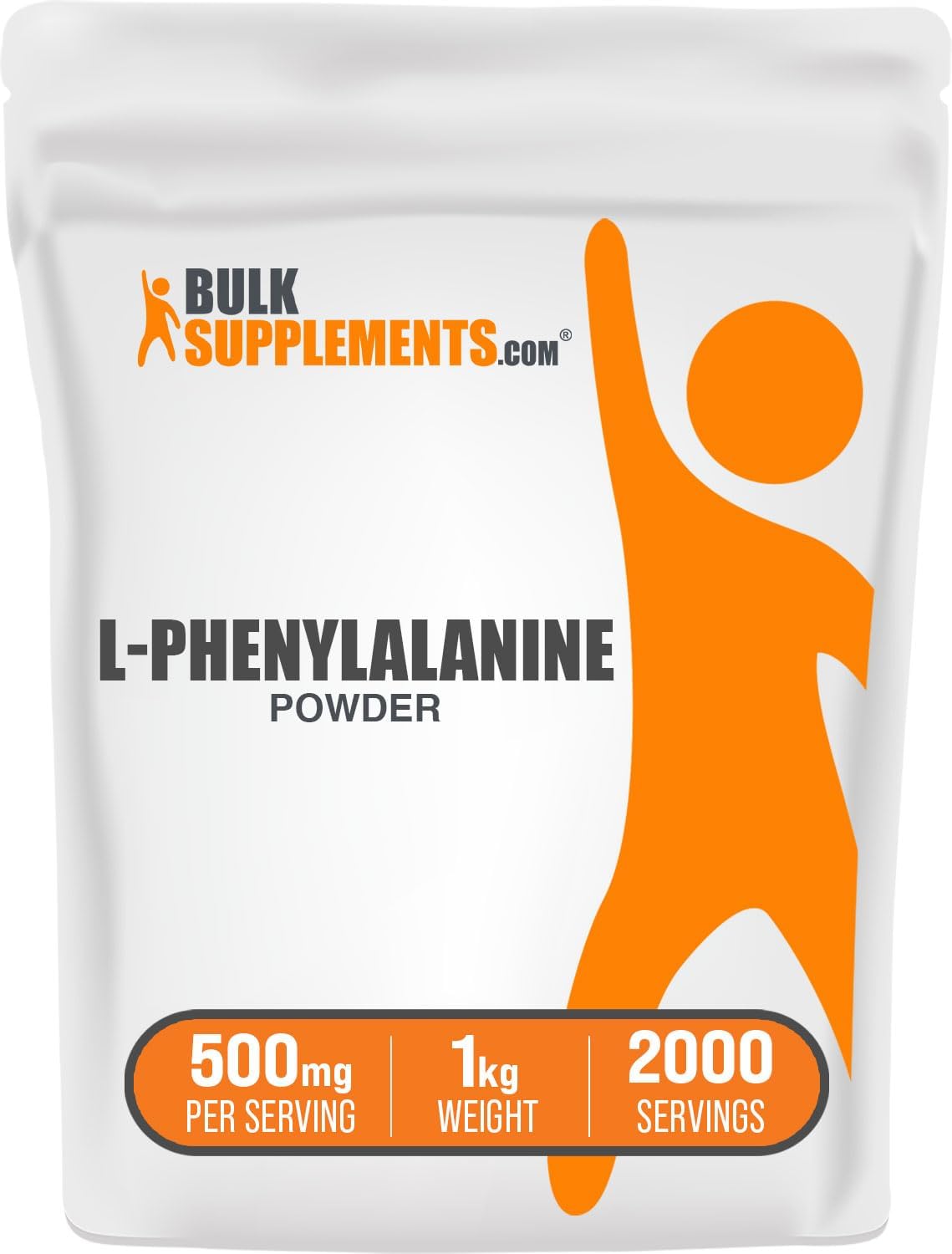 L-Phenylalanine Powder - Phenylalanine Supplement, L-Phenylalanine 500mg, Gluten free, 250g – Image 6
