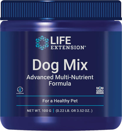 Life Extension Dog Mix - Multivitamin Supplement for Dogs with Probiotics and L-Carnitine
