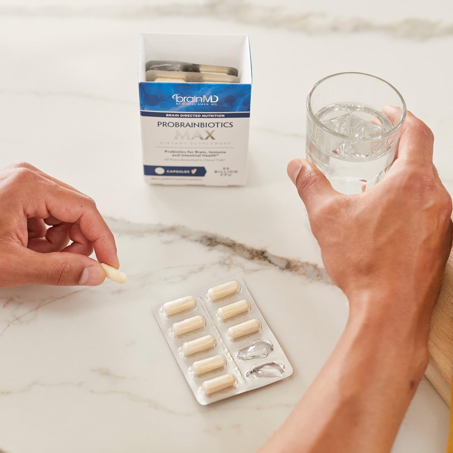BRAINMD Dr. Amen ProBrainBiotics MAX - Probiotic for Brain, Gut & Immune Health - görsel 5
