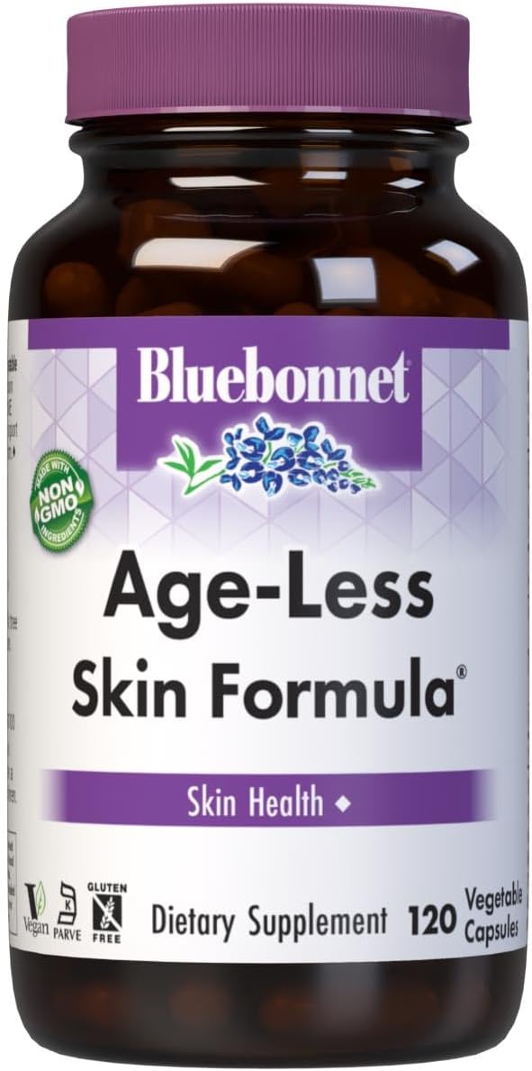 BlueBonnet Age-Less Skin Formula Capsules - 120 Count - görsel 1