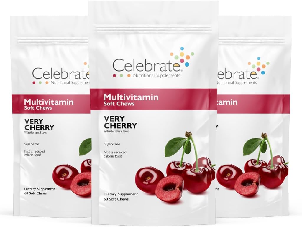 Celebrate Vitamins Bariatric Multivitamin Soft Chews - Strawberry (180ct) - görsel 8