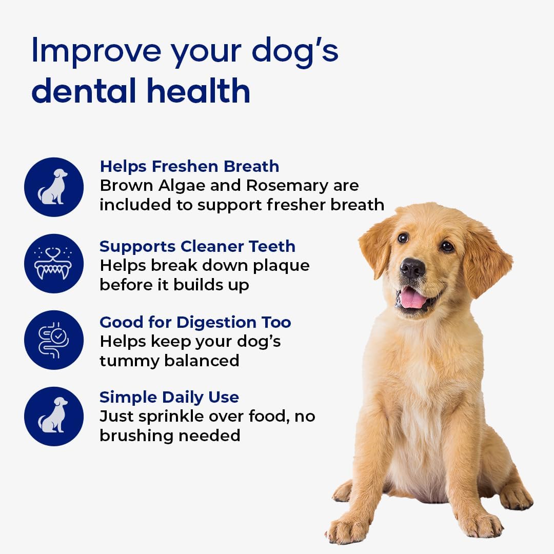 Aniwell Dog Dental Powder - Powered by Herbal Extracts for Fresh Breath and Dental Support (Pack of 3) - görsel 4