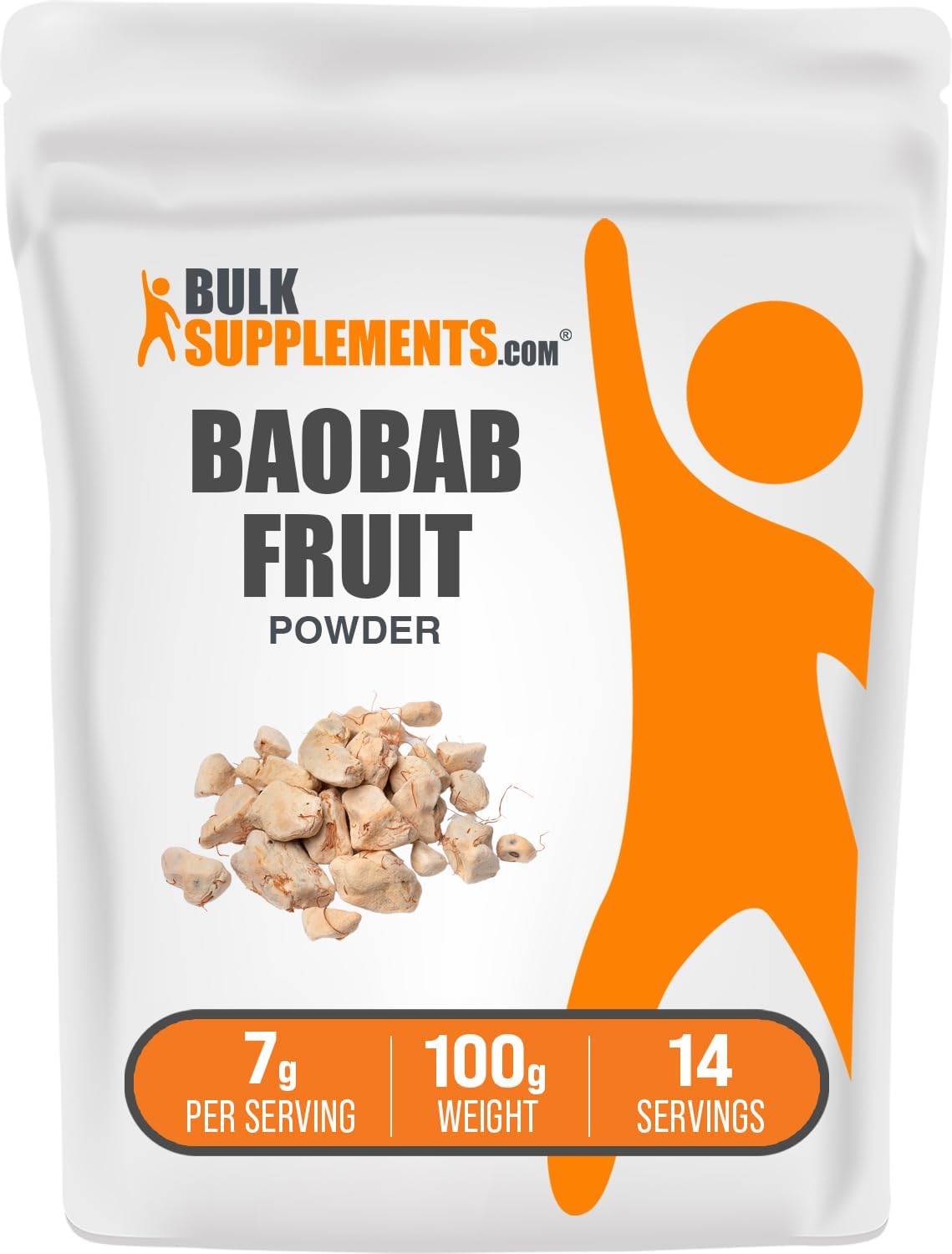 BulkSupplements Baobab Fruit Powder - 1 kg - görsel 8