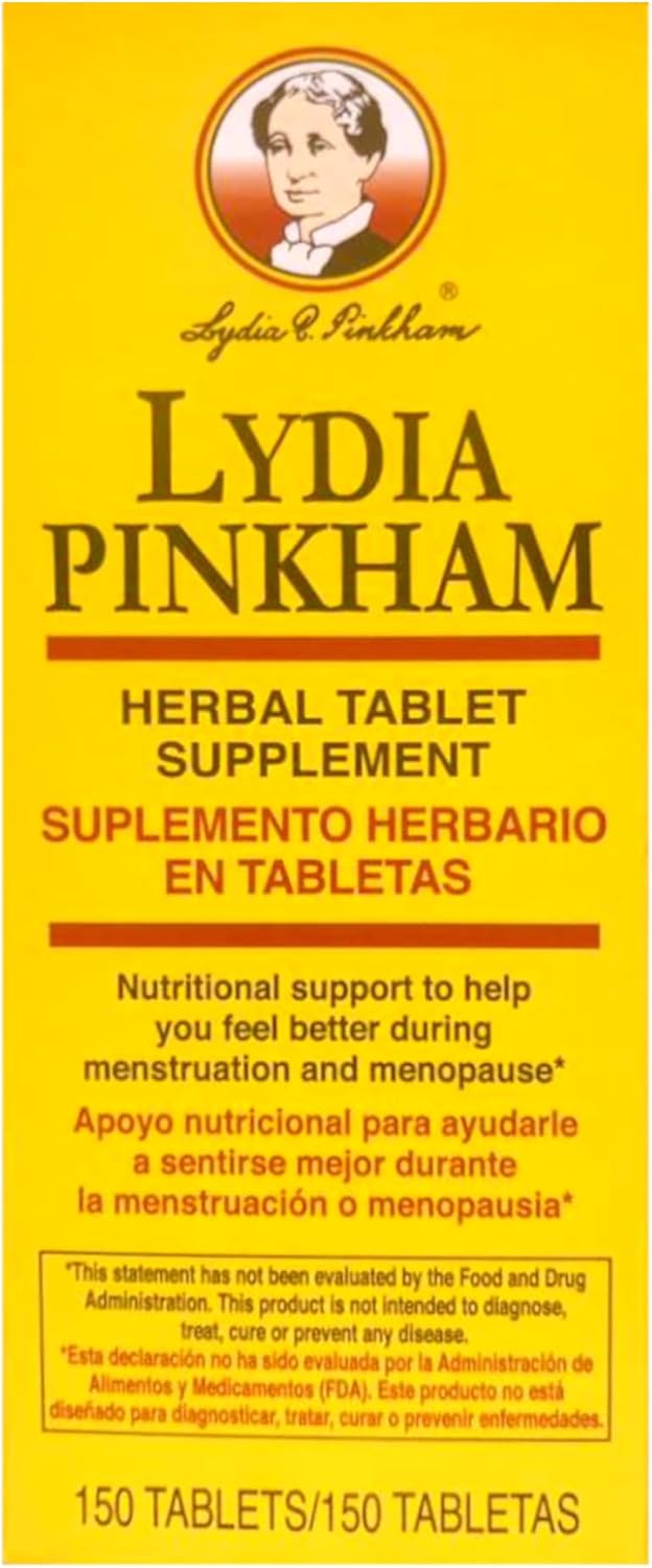 Lydia Pinkham Herbal Tablet Supplement 150 Tablets (Pack of 2) - görsel 2
