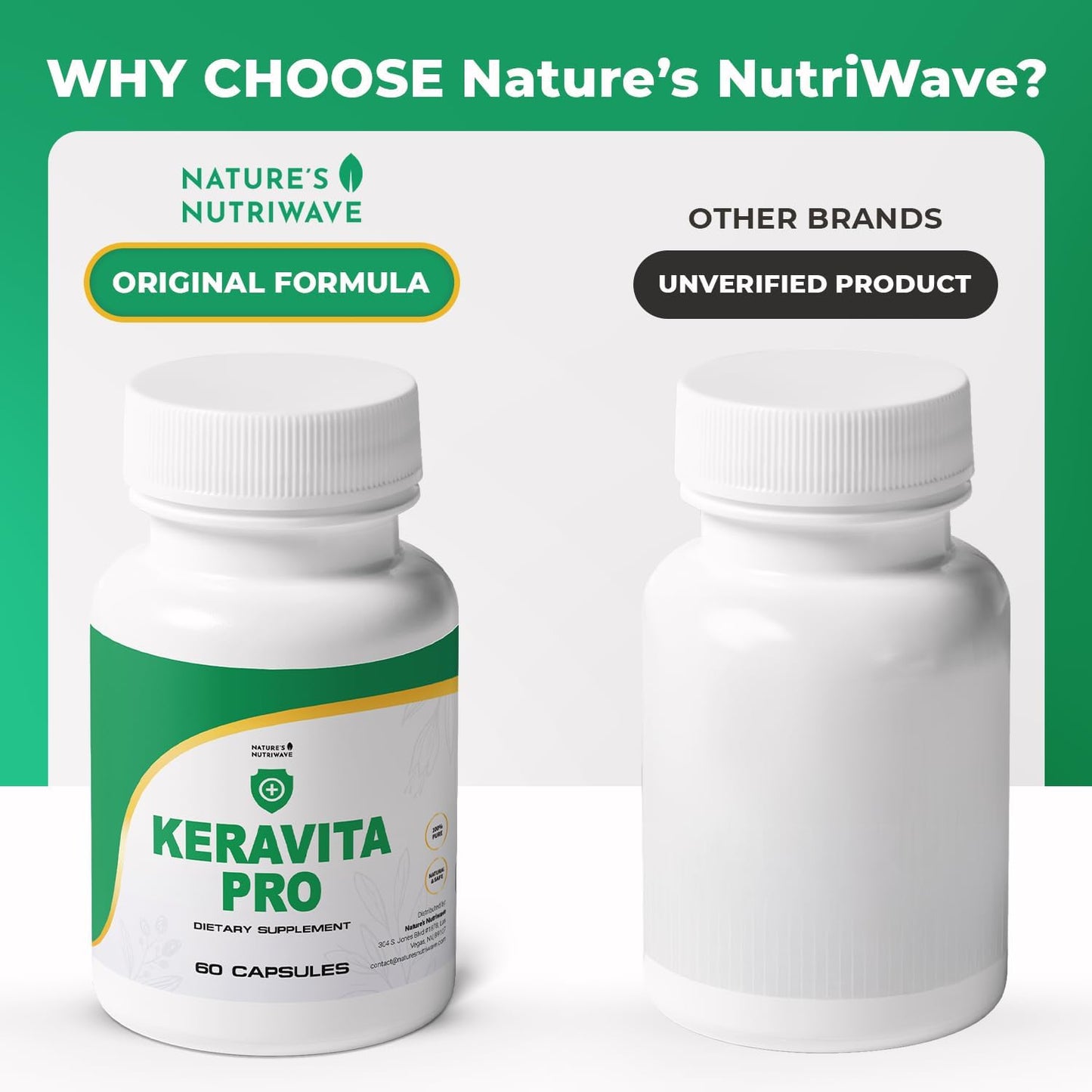 Keravita Pro – Vitamin C, E, Green Tea & Turmeric – 60 Capsules, 3 Month Supply - görsel 4