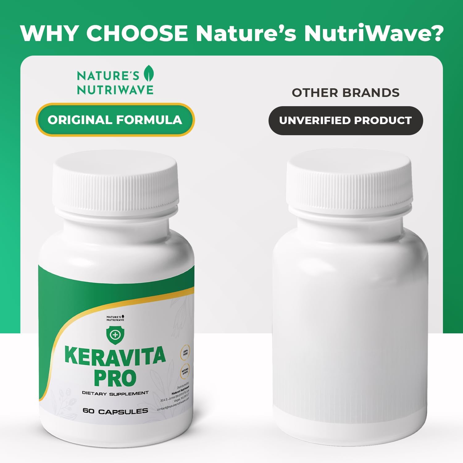 Keravita Pro – Vitamin C, E, Green Tea & Turmeric – 60 Capsules, 3 Month Supply - görsel 4