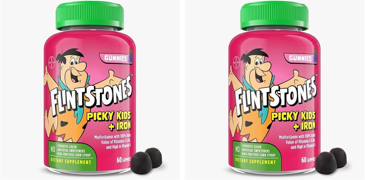 Flintstones Vitamins for Picky Kids + Iron, – Vitamin E – an antioxidant that helps protect cells from damage. – Image 8