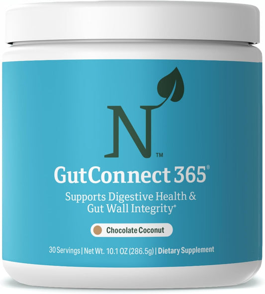 Nature M.D. GutConnect 365 – Chocolate – Supports Gut Balance & Comfort – The unique blend helps maintain a – Image 1