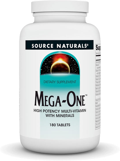 Source Naturals Mega-One Multi-Vitamin with Minerals – 180 Tablets