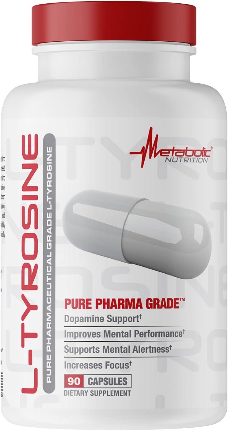 Metabolic Nutrition L-Tyrosine - 500mg, 90 Capsules - görsel 1