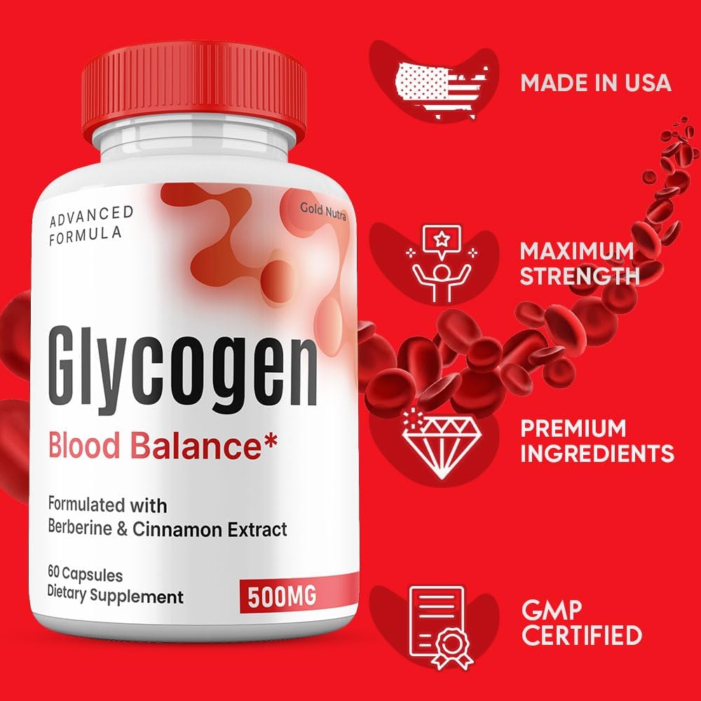 Glycogen Blood Balance Capsules - Premium – General Wellbeing: Balanced blood sugar contributes to cardiovascular – Image 3