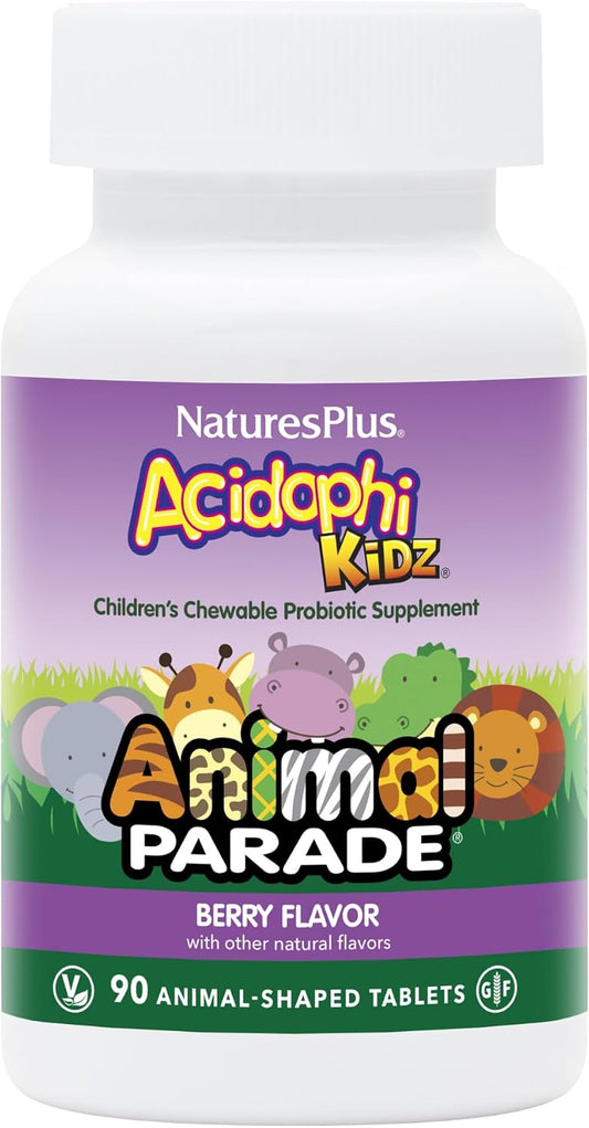 NaturesPlus Animal Parade AcidophiKidz - – Strain diversity: Look for multiple strains to cover different – Image 1