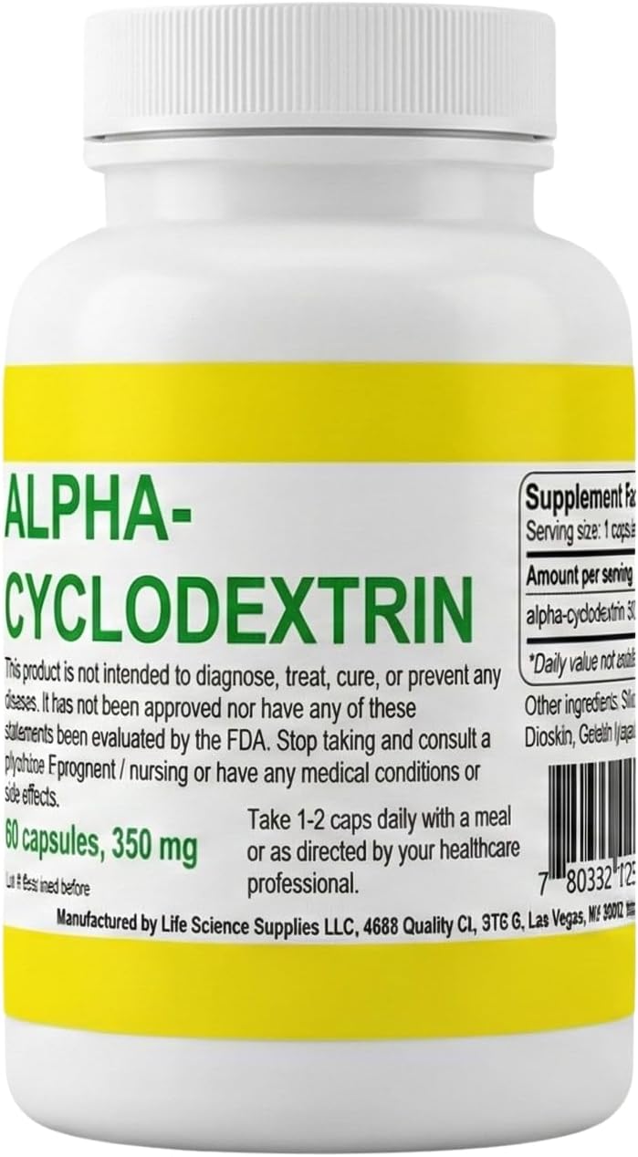 Alpha Cyclodextrin Capsules, 60 capsules - görsel 1