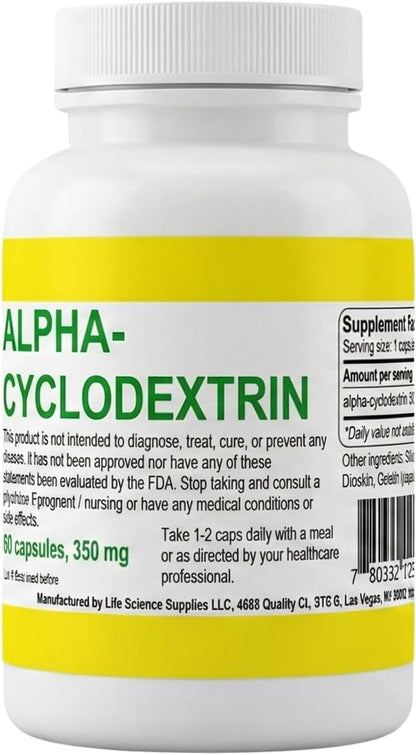 Alpha Cyclodextrin Capsules, 60 capsules