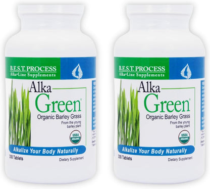 Alka•Green Tablets – Organic Barley Grass Supplement by Morter HealthSystem