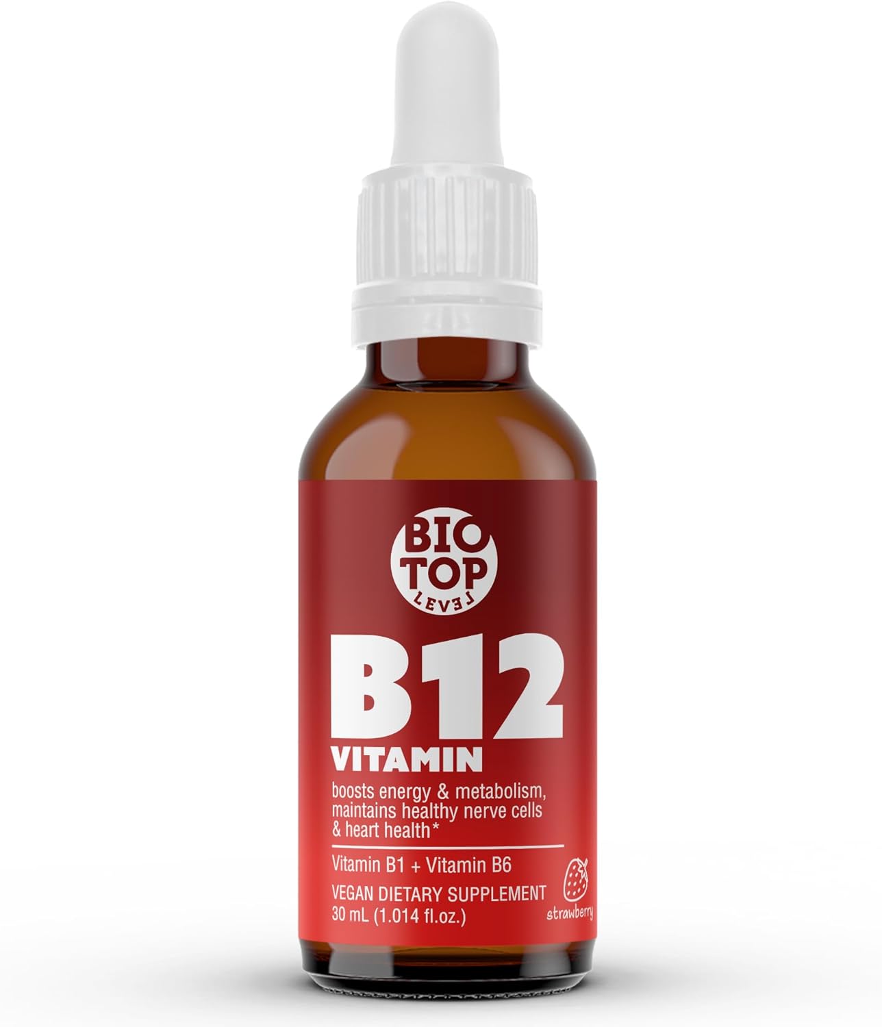 Vitamin B12 Sublingual Liquid Drops (5000 mcg) with B1 & B6 - Fast Absorption Formula - görsel 1