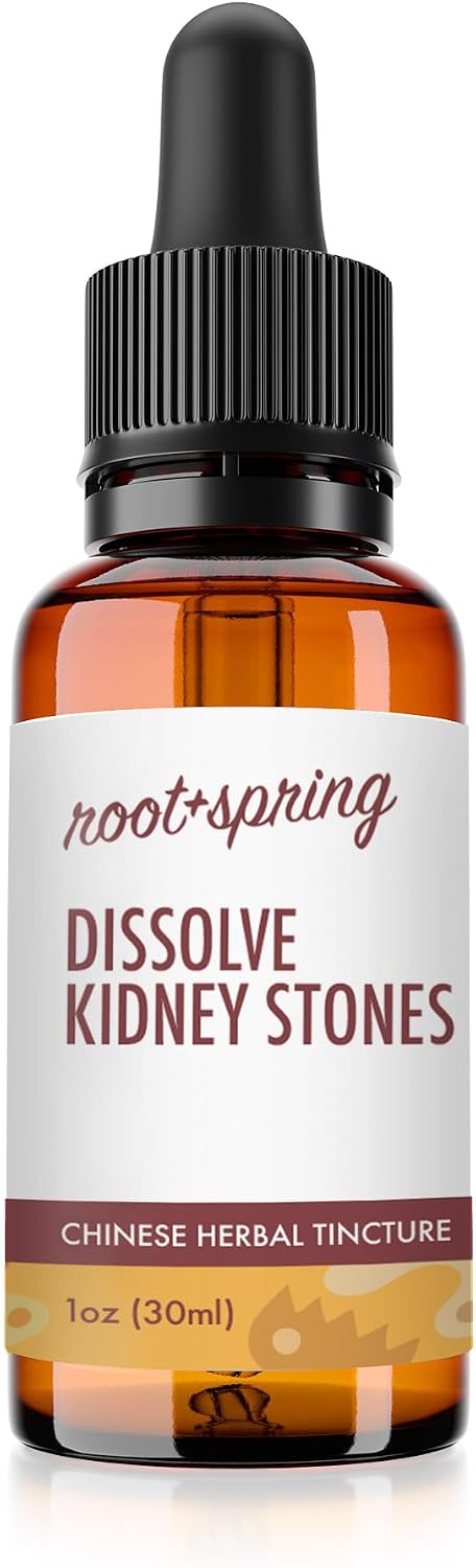 root + spring Dissolve Kidney Stones Liquid Extract – Shi Lin Herbal Tincture, 30 mL (Pack of 4) - görsel 8