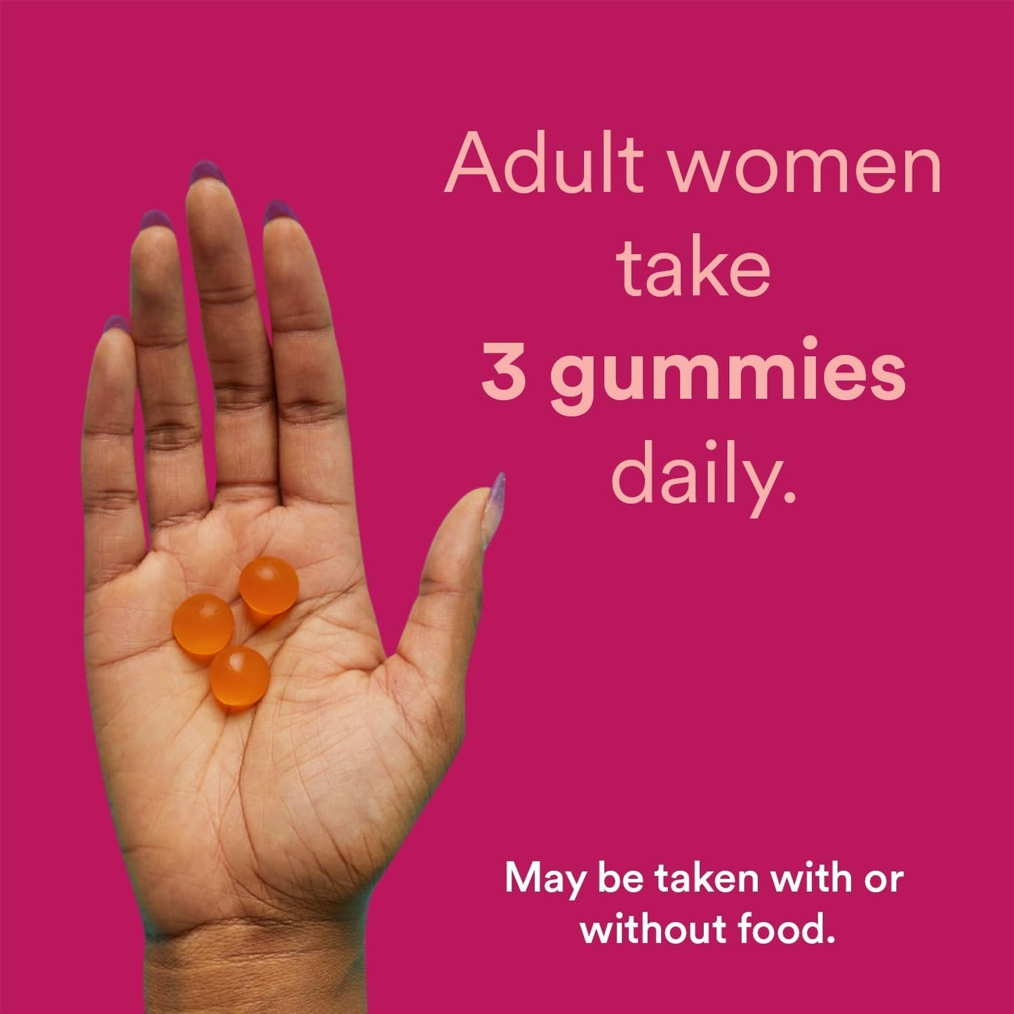 SmartyPants Women's Sugar free Multivitamin Gummies with Omega-3, 60 Gummies - görsel 6
