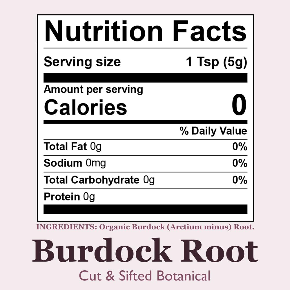 Organic Positively Botanicals Company, Burdock Root, Herbal Tea Loose Leaf Botanical, 453 g - görsel 5