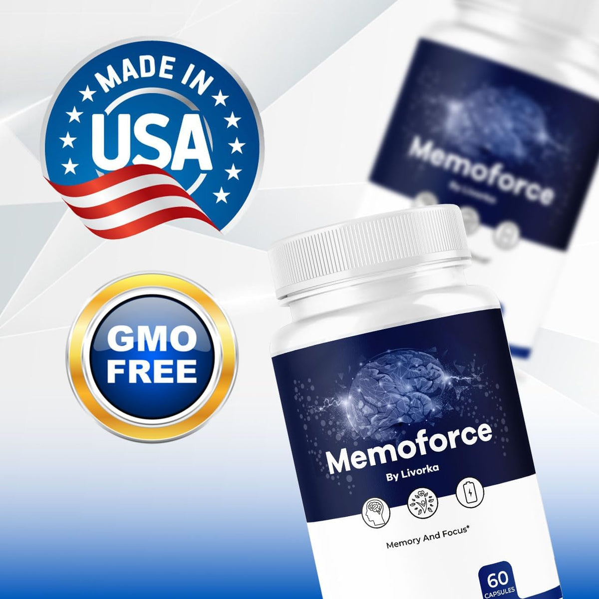 (2 Pack) Memoforce Brain Supplement – – Health-Conscious Consumers – Those wanting a convenient daily supplement – Image 4