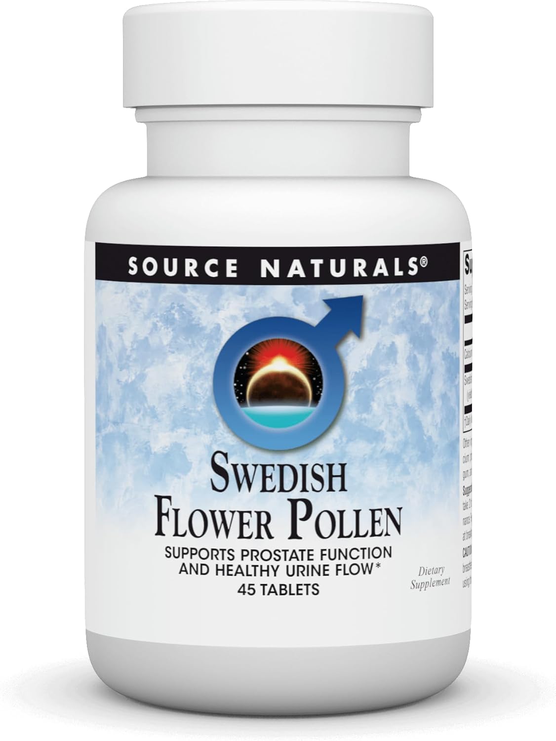 Source Naturals Swedish Flower Pollen Extract, Supports Prostate Function and Healthy Urine Flow* - 45 Tablets - görsel 1