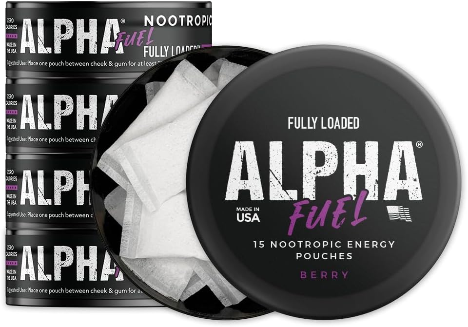 Fully Loaded Alpha Fuel Nootropic Pouches (Berry Fuel) – Image 1